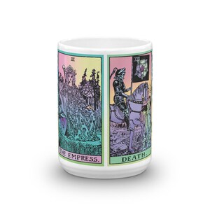 Tarot Mug, Witchy Mug, Occult Mug, Mindfulness Gift, Witch Mug image 8