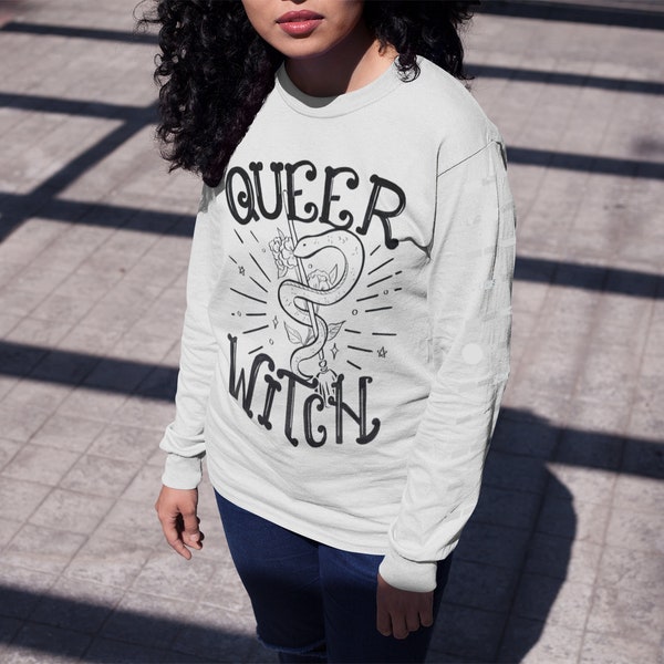 Queer Witch, Witchy Clothing, Witchy Sweater, Witchy Shirt, Queer