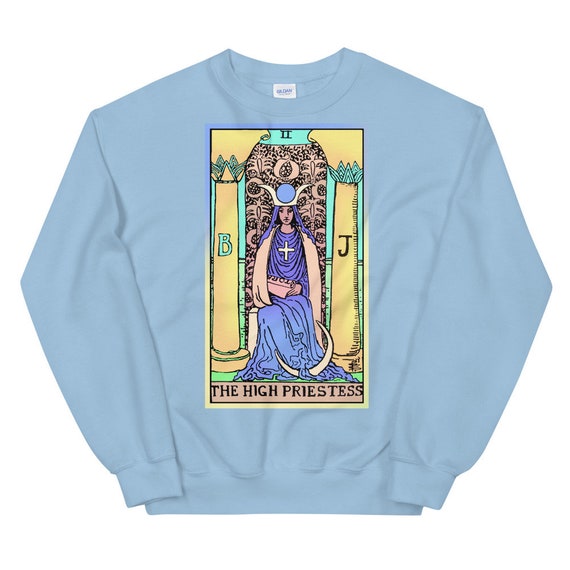 High Priestess Tarot Shirt Sweater Witchy Clothing