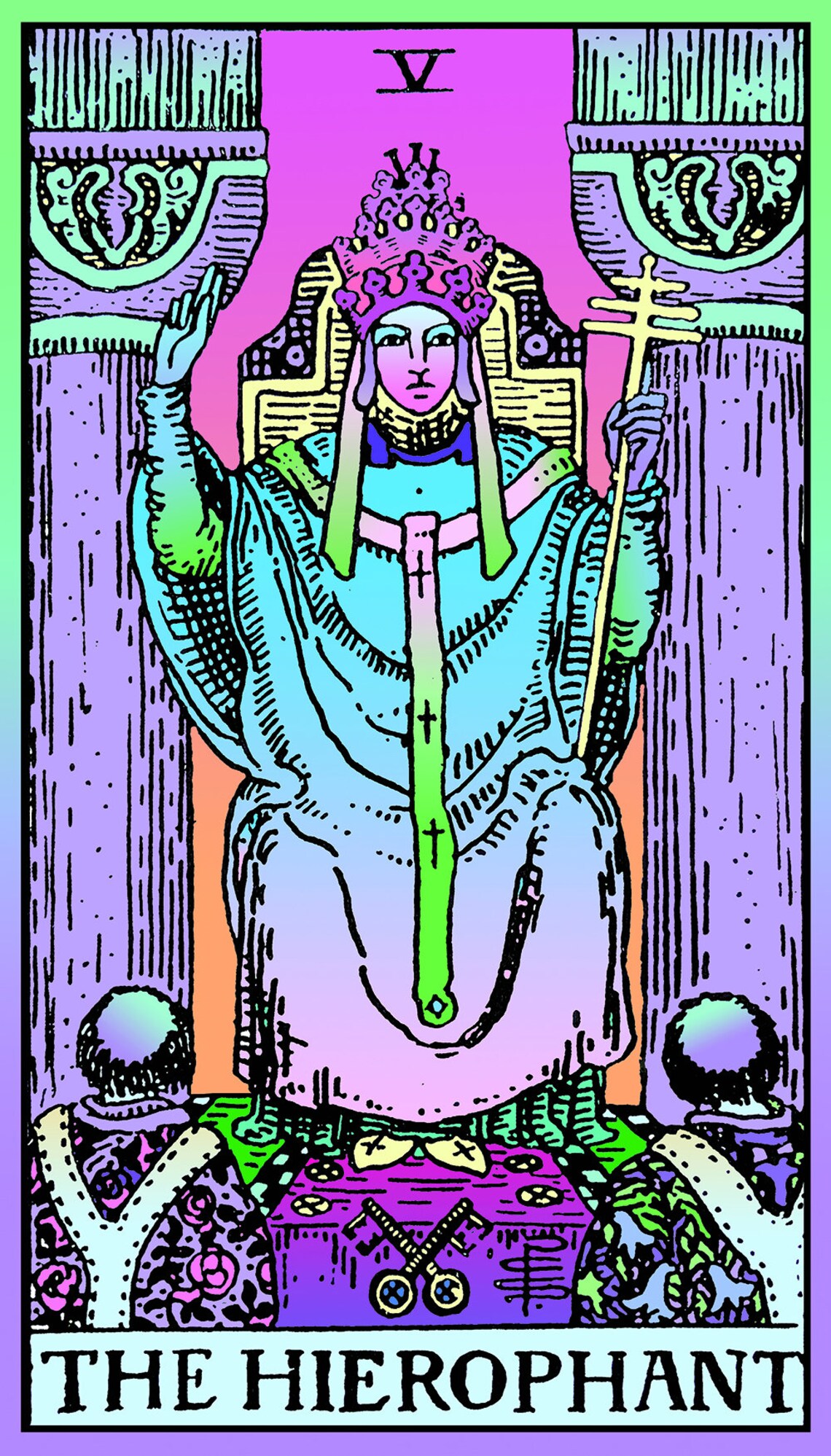 Digital Printable PNG Tarot Cards Major Arcana 22 Cards Pastel | Etsy