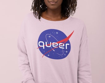 Queer Shirt Nasa Sweater Pride Sweatshirt Gay Pansexual Unisex