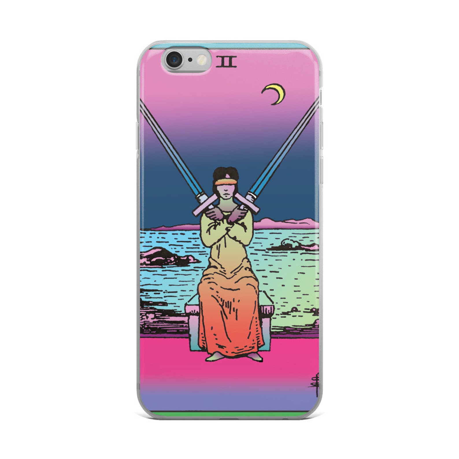 Tarot Phone Case iPhone Tarot Card Rider Waite Two of Etsy