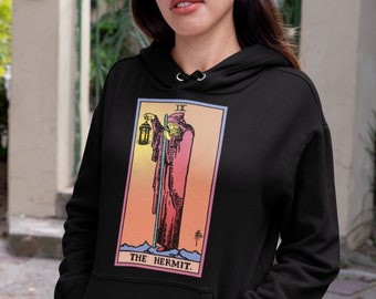 The Hermit, Tarot Hoodie, Witchy Sweater, Tarot Shirt, Tarot Sweatshirt, Witchy Shirt, UNISEX FIT