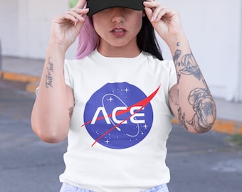 Asexual Pride T-Shirt, Unisex Ace Design, Queer Top