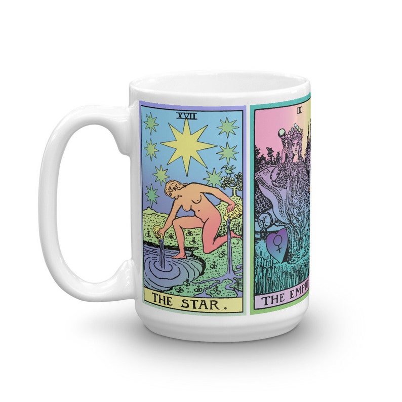 Tarot Mug, Witchy Mug, Occult Mug, Mindfulness Gift, Witch Mug image 3