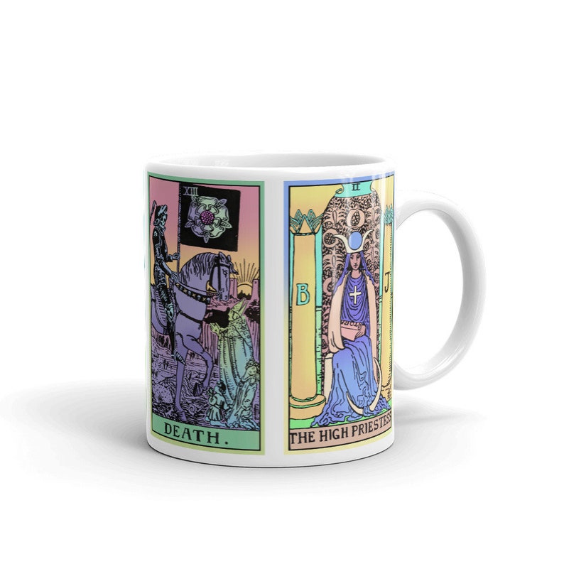 Tarot Mug, Witchy Mug, Occult Mug, Mindfulness Gift, Witch Mug image 5