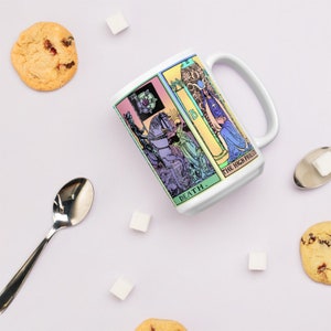 Tarot Mug, Witchy Mug, Occult Mug, Mindfulness Gift, Witch Mug image 9