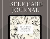 Selfcare Journal Tracker, Self Care Checklist, Self-Care Planner, Wellness Planner Printable, Daily Wellbeing, Mindfulness Mental Health Kit