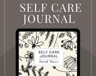 Journal de suivi des soins personnels, liste de contrôle pour prendre soin de soi, planificateur de soins personnels, planificateur de bien-être à imprimer, bien-être quotidien, kit de santé mentale pleine conscience