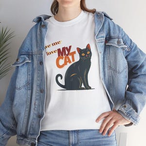 Cat Lover Unisex Tee Shirt, Comfortable Cotton Cat Owner T-Shirt, Cat Lady Gift, Pet Lovers Top, Cute Kitten Graphic Tee