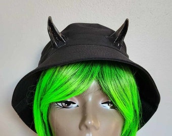 Horn Bucket Hat MADE TO ORDER Pick your color