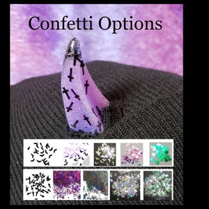 MADE TO ORDER Confetti Horn Beanie Pick Your Colors