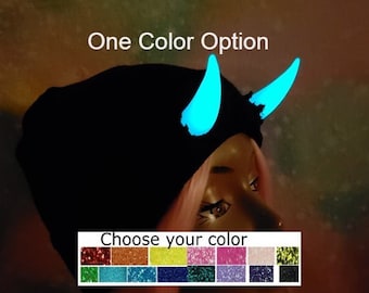 MADE TO ORDER Small Oni Horn Beanie One color option