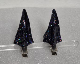 Ready to ship Rainbow Black horns
