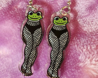 Frog LEGS Earrings