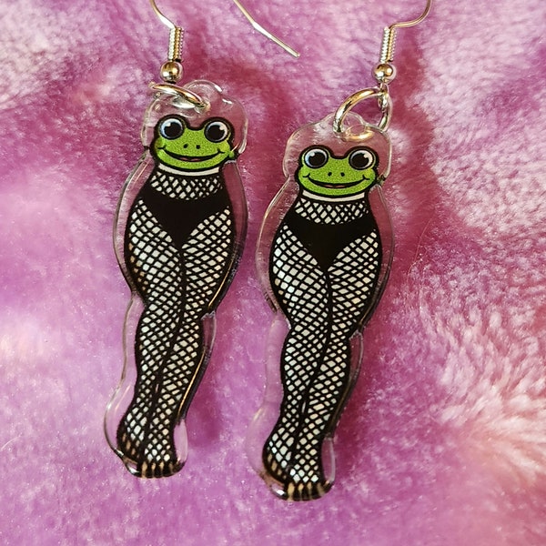 Frog LEGS Earrings