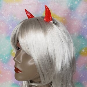 MADE TO ORDER Clip On Horns 1 color option Pick your color image 2