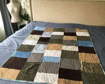 Denim Quilt - Etsy