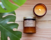 No. 09: FIG & JASMINE - 7.2 oz soy wax candle - Mediterranean / fruity notes / green florals - P.F. Candle Co.
