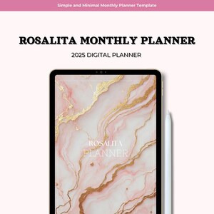 Rosalita Monthly Planner