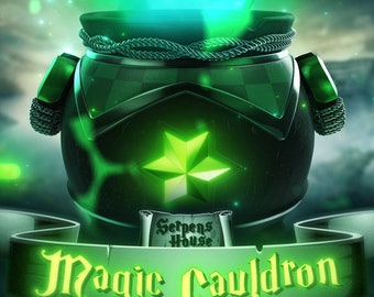 Magic Cauldron Stream Widget: Twitch Alerts, Vtuber (StreamElements/StreamLab)