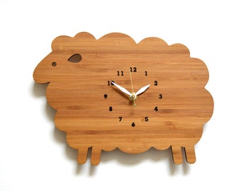 kids wall clock cartoon wood wall clock sheep kids wall clock nursery decor modern clock whale bamboo eco friendly etsy kids wall clock cartoon wood wall clock sheep kids wall clock nursery decor modern clock whale bamboo eco friendly etsy