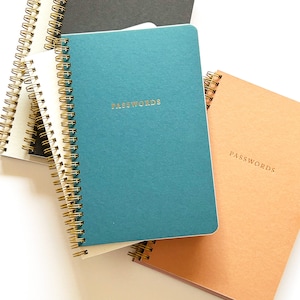 Password Book, Internet Address Notebook, Password Logbook
