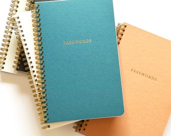 Password Book, Internet Address Notebook, Password Logbook