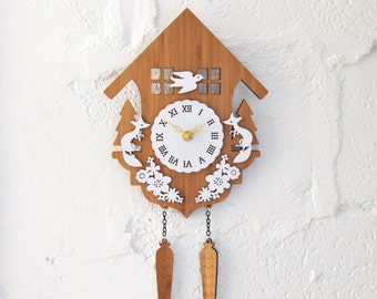 Cuckoo Clock, Modern Wall Clock, Style B