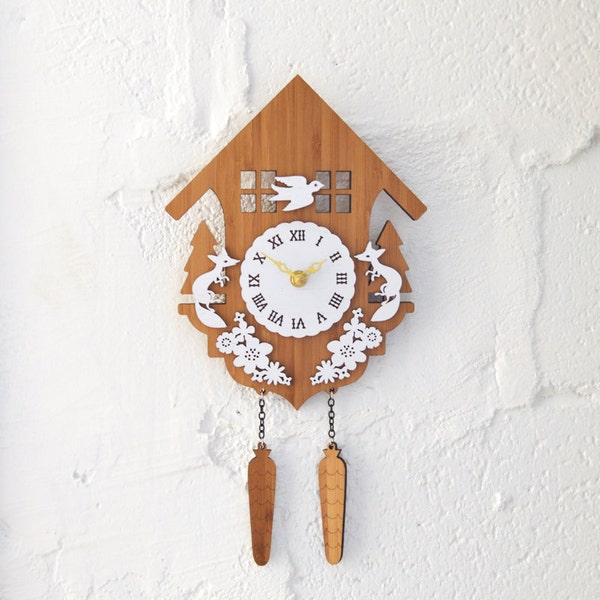 Cuckoo Clock, Modern Wall Clock, Style B