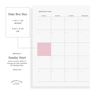 Monthly Planner, 15 Months, Undated Sheets, Calendar Task and To-Do List Planner, 8.5x11 size, Gold Spiral Bound image 4