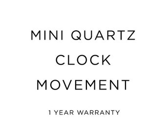 Quartz Clock Movement, clock motor, for replacement or for your project