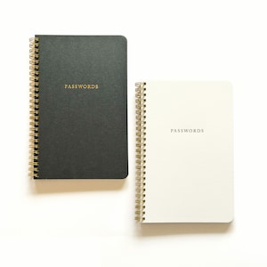Password Book, Internet Address Notebook, Password Logbook