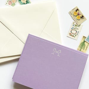Tarjetas de notas planas con cinta, tamaño A2, juego de 6, estampadas con papel de aluminio