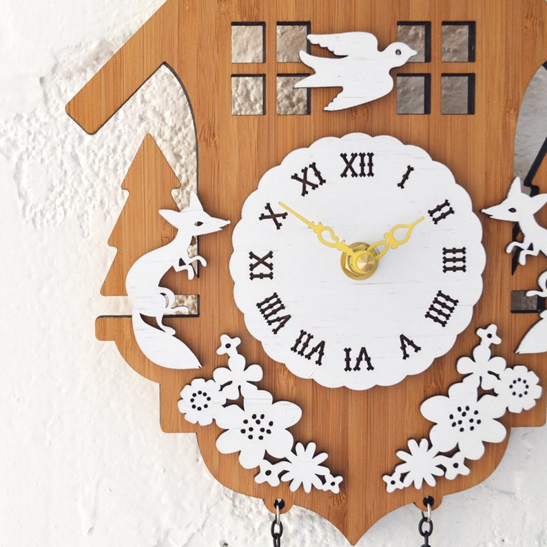 Cuckoo Clock, Modern Wall Clock, Style B image 2