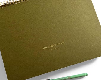 Monthly Planner with Weekly To Do Undated Daily Agenda