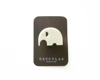 Elephant Pin, Cute brooch, small gift