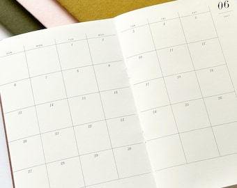5x8 2027 monthly planner