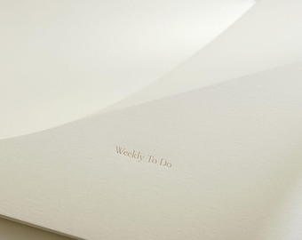 Weekly To Do Planner