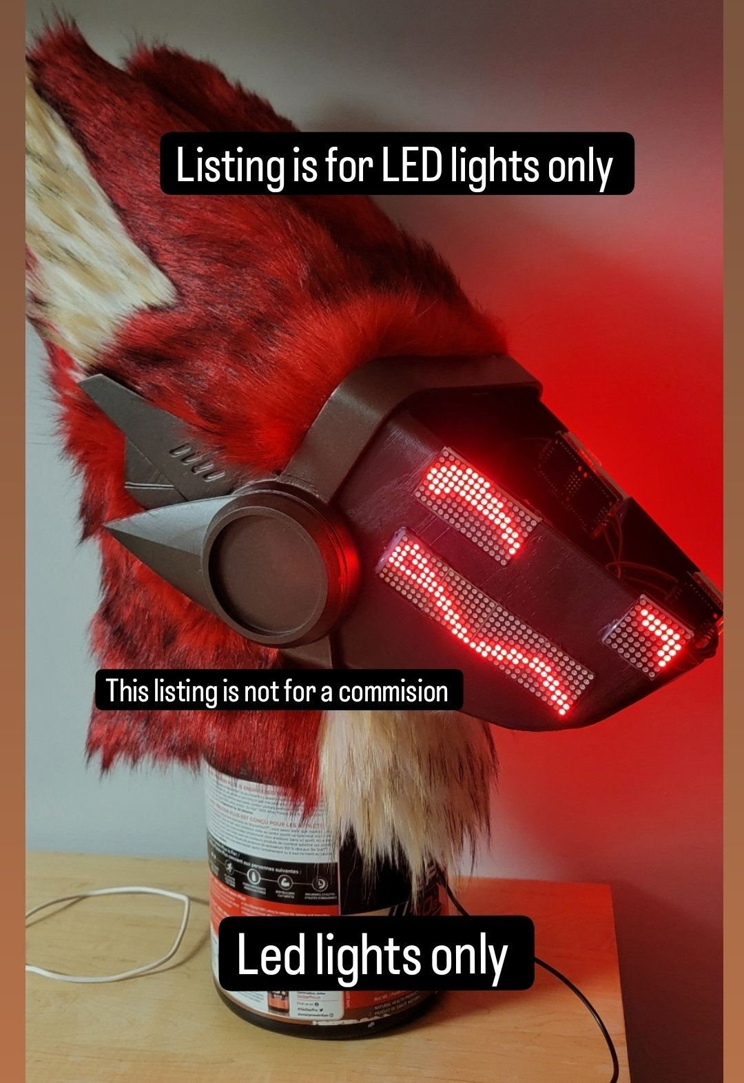 Protogen Face Full Led Max Matrix (LIGHTS ONLY) - Etsy
