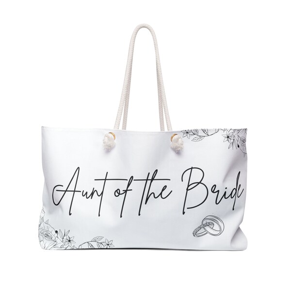 Aunt of the Bride Weekender Bag