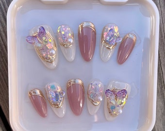 Handcrafted Press-On Nails (XS)