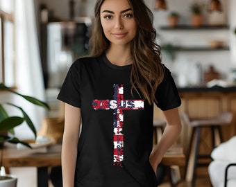 Faith T-Shirt, Christian Cross Jesus Gift, Unisex Bible Verse Tee, Christian Gift, Jesus Shirt for Believers, Religious Apparel