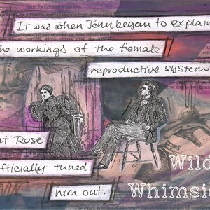 Postcard Therapy Almost Equal Pay Edition 5 postcard set, collage art mansplaining, patriarchy image 6