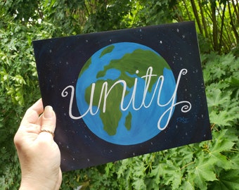 Unity  -8.5" x 11" art print, hope, kindness