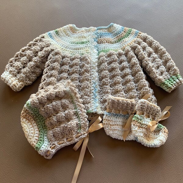 Baby Boy Sweater Set Etsy