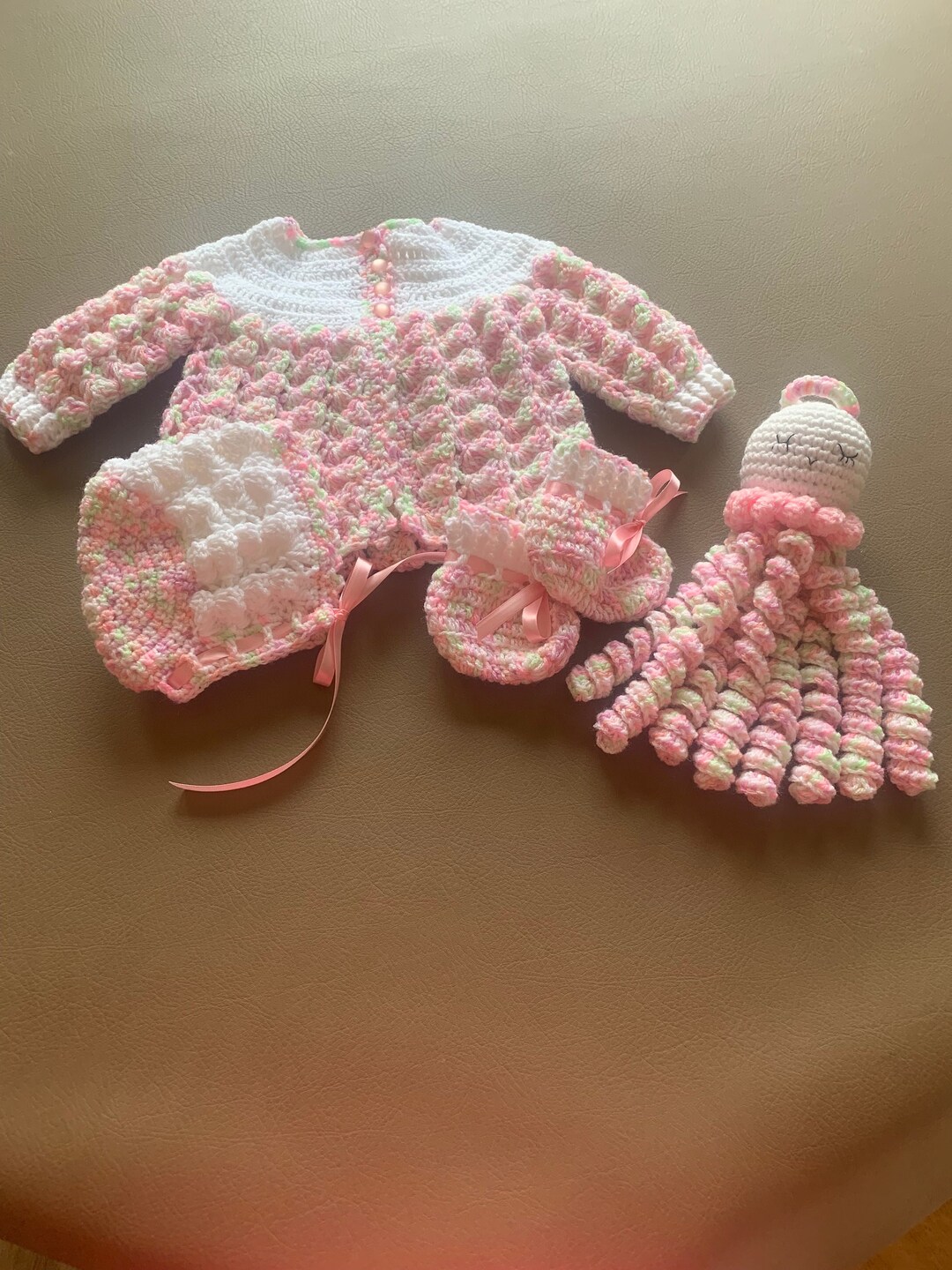 Baby Pink Sweater Set