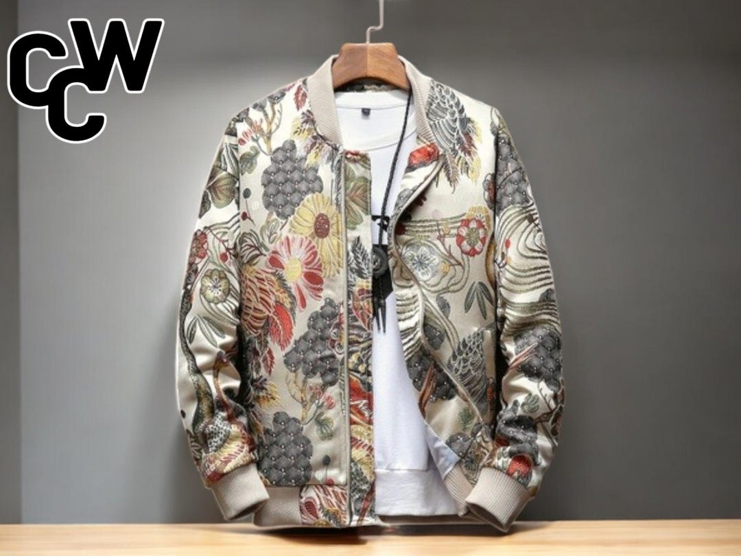Men's Sequined Streetwear Bomber Jacket main image 0
