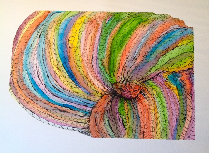 Watercolor Yarn Skein Limited Edition image 2