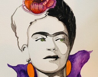 Frida Watercolor